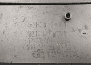 TOYOTA YARIS XP210 GRILL ATRAPA CHŁODNICY CZARNY POŁYSK ORYGINAŁ 12