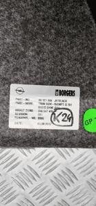 Opel insignia kombi b boczek wykładzina bagażnika prawa 39121866 16