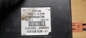 Moduł komputer sterownik alarmu Citroen C5 9645500780 5