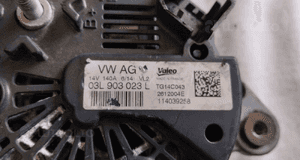 ALTERNATOR VW GOLF VII SEAT LEON III AUDI A3 8V 1.6 2.0 TDI 03L903023L 7