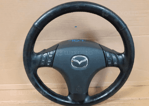 Kierownica mazda 6 1 i gg/gy multi multifunkcja skóra skórzana  (lok. 164) 1