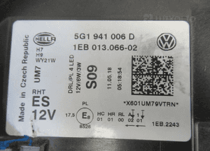 Lampa przednia przód prawa vw golf vii 7 lift 5G1 2016-2020 rok 25