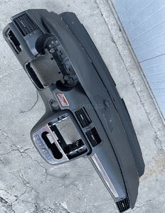 Mercedes R 251 konsola deska kokpit oryginał czarna antracyt kratka dekor panel poduszka air bag 1