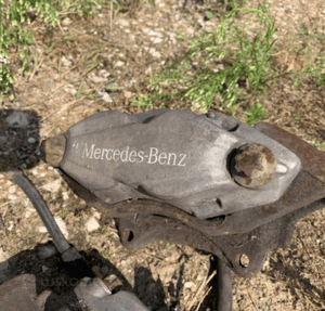 Mercedes s 220 zwrotnica piasta zacisk tarcza 4