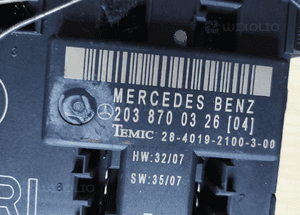 MERCEDES C 203 sterownik drzwi moduł przód tył RÓŻNE NUMERY 4