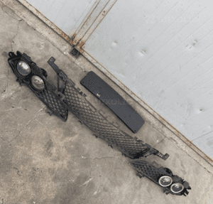 Mercedes E 207 coupe kratka halogen światło absorber   dzienne przedniego zderzaka wzmocnienie 4