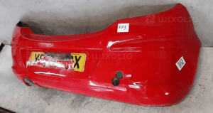 Zderzak tył tylny do opel corsa d kod kolor Y547 czerwony 3