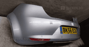 $ ZDERZAK TYŁ TYLNY DO SEAT LEON II 2 HB PDC LY7W SREBRNY 3