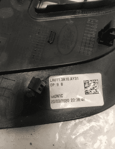 Land rover defender L663 lewy wlot błotnika nadkola nowy oryginał 4
