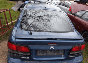 Mazda 626 GF 97-02 HB Klapa tylna tył z szyba drzwi lampa zderzak 5