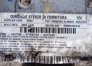 Fiat punto ii lift sterownik moduł wspomagania 1075 2