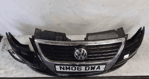 ^ ZDERZAK PRZÓD RPZEDNI DO VW VOLKSWAGEN PASSAT B6  LC9Z CZARNY 2