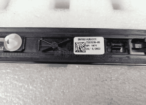BMW 7 G12 / G12 LCI Listwa drzwi tylna prawa CZARNA 51137397870 7397870 ORG 6