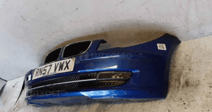 ! ZDERZAK PRZÓD PRZEDNI DO BMW SERIA 1 E87 LIFT FL HALOGENY PDC CZUJNIKI MONTEGRO BLUE METALLIC A51 3