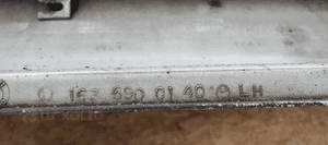 Nakładka listwa progu lewa Mercedes ML W163 1636900140 7