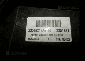 Zamek Prawy Przód Przedni Ford Fiesta V MK6 3D 2S51B21 2PIN 6