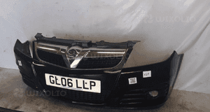 Zderzak przód przedni opel vectra c lift fl Z20R czarny halogeny 3