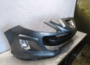 Zderzak przód przedni peugeot 308 kth szary grafit pdc czujniki halogeny 2