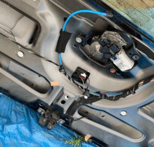 MERCEDES B 245 szyba tylna chrom klapy tylnej lampki oświetlenia tablicy oryginał  a 169 b 245 4
