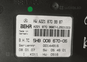MERCEDES s 221 cl 216 moduł STEROWNIK KLIMATYZACJI 4