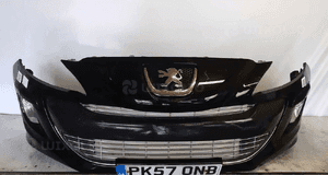 Zderzak przód przedni do peugeot 308 halogeny ktvd ktv czarny 6