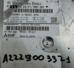 Mercedes-Benz S W222 Radio Nawigacja Multimedia NR-213 HIGH JPN A2229003321 6