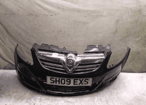 Zderzak przód przedni opel corsa d czarny kod lakieru Z20R 1