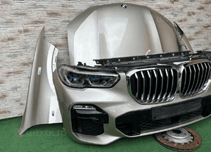 Maska błotniki zderzak pas przedni chłodnice lampy laser bmw X5 G05 C1N 2