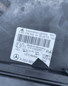 MERCEDES S222 lampa lampy full LED ILS a2229060702 a2229060802 maybach moduł led 3