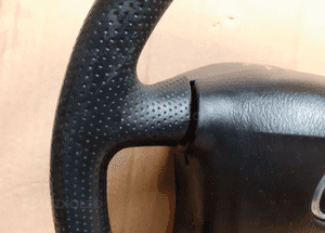 #KIEROWNICA MAZDA PREMACY 99-01r MULTI MULTIFUNKCJA CZARNA SKÓRA SKÓRZANA (Lok. 249) 2