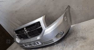 $ ZDERZAK PRZÓD DODGE CALIBER + HALOGENY + GRILL SREBRNY 5