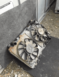 Chłodnica Wody Wentylatory Obudowa Intercooler HONDA CIVIC VII 1.7 D 3