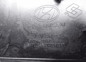 Hyundai bayon kratka środkowa zderzaka 86351-Q0AB0 11