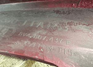 Zderzak przód przedni audi RS3 8V4 lift fl 8V4807437E uszkodzony 7