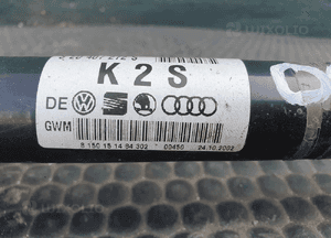 Półos 8E0407272S K2S Przegub Przod Przednia PRAWA 1.9 TDI Manual Audi A4 B6 4