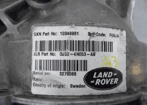 MOST TYŁ TYLNY DYFER LAND ROVER EVOQUE L538 5