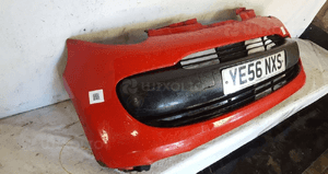 Zderzak przód przedni do peugeot 107 kkn czerwony 4