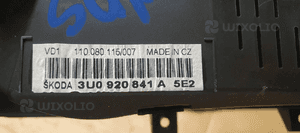 Licznik zegary oryginał Skoda Superb I 1.9 TDI 3U0920841A 7