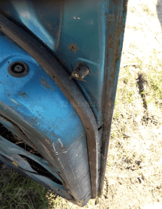 Mazda 121 Drzwi przednie Prawe w kolor syzba 4