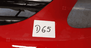 Zderzak przód przedni  corsa d Z547 czerwony 2