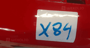 Zderzak przód przedni opel zafira b lift fl Y547 czerwony pdc czujniki halogeny 2