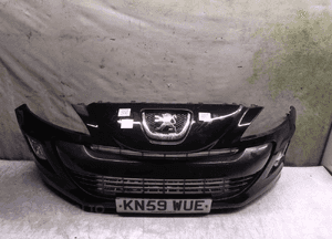 Zderzak przód przedni do peugeot 308 halogeny ktvd exl czarny 1