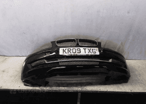 Zderzak przód przedni bmw E87 seria 1 lift fl schwarz 2 ii czarny halogeny 1