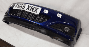 Zderzak przód przedni opel astra h 3 iii Z21B granat granatowy halogeny 3