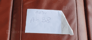 Fotele kanapa boczki komplet czerwona skóra Audi A4 B8 Kombi 17