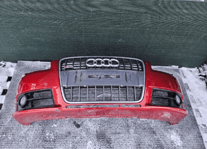 Zderzak Przod Przedni S-Line Kratki Czujniki PDC Halogeny Gril Atrapa LZ3F AUDI A4 B7 Kombi Sedan 18