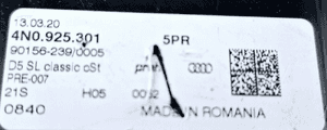 Panel przycisków Audi A8 4N0925301 2