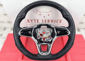 VW Volkswagen Golf VIII Kierownica Skóra Łopatki Grzana 5H0419089FP 1