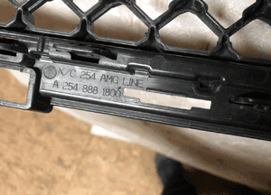 Mercedes glc amg A254 atrapa grill 22- 4
