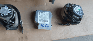 Konsola poduszki pasy AIRBAG  sensor zestaw naprawczy Audi A6 C6 Szara 8